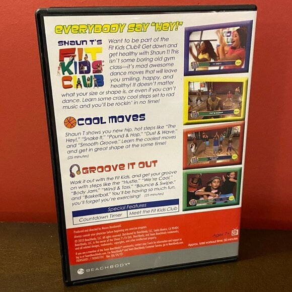 ⭐$2 ADD-ON: Beachbody Shaun T's Fit Kids Club DVD - Picture 2 of 2
